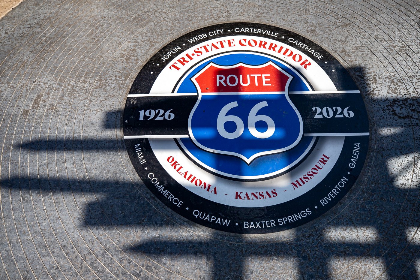 Route 66 Mural Park in Joplin, Missouri