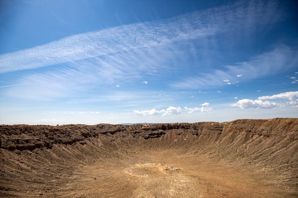 Meteor Crater in Winslow, Arizona Route 66 Attraction