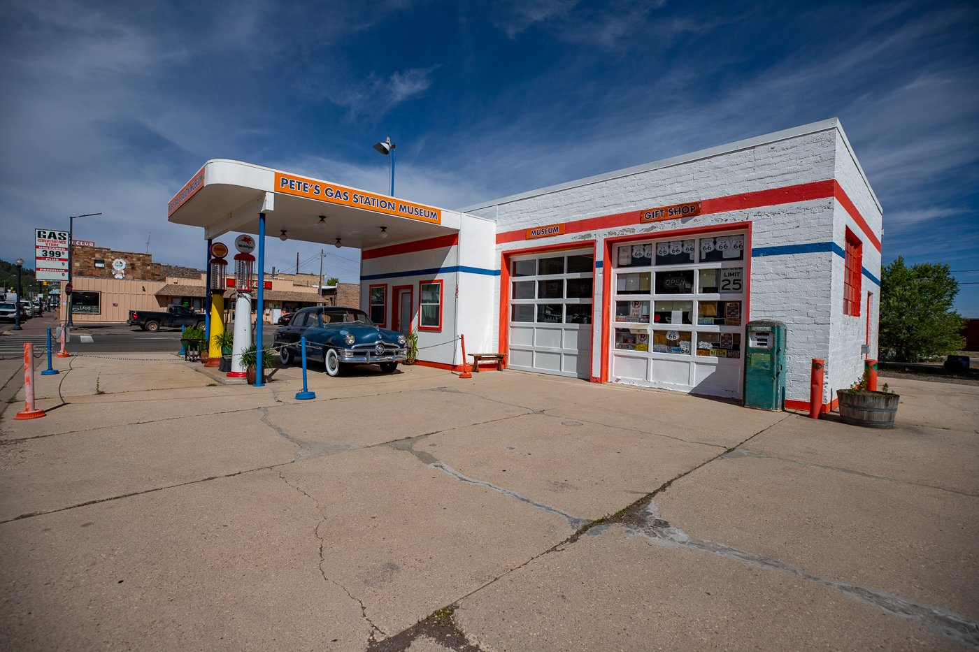 Pete's Route 66 Gas Station Museum in Williams, Arizona