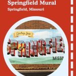 The Greetings from Springfield Mural on the side of the Springfield Discovery Center is one of the best photo stops on Route 66 in Springfield, Missouri. Created by artist Andrea Ehrhardt, the oversized postcard-style mural fills each letter of SPRINGFIELD with local landmarks and culture, from Springfield-Style Cashew Chicken and Bass Pro Shops to Historic Route 66 and Park Central Square. Stop for a selfie and see how many landmarks you can spot. #Route66 #Route66RoadTrip #SpringfieldMissouri